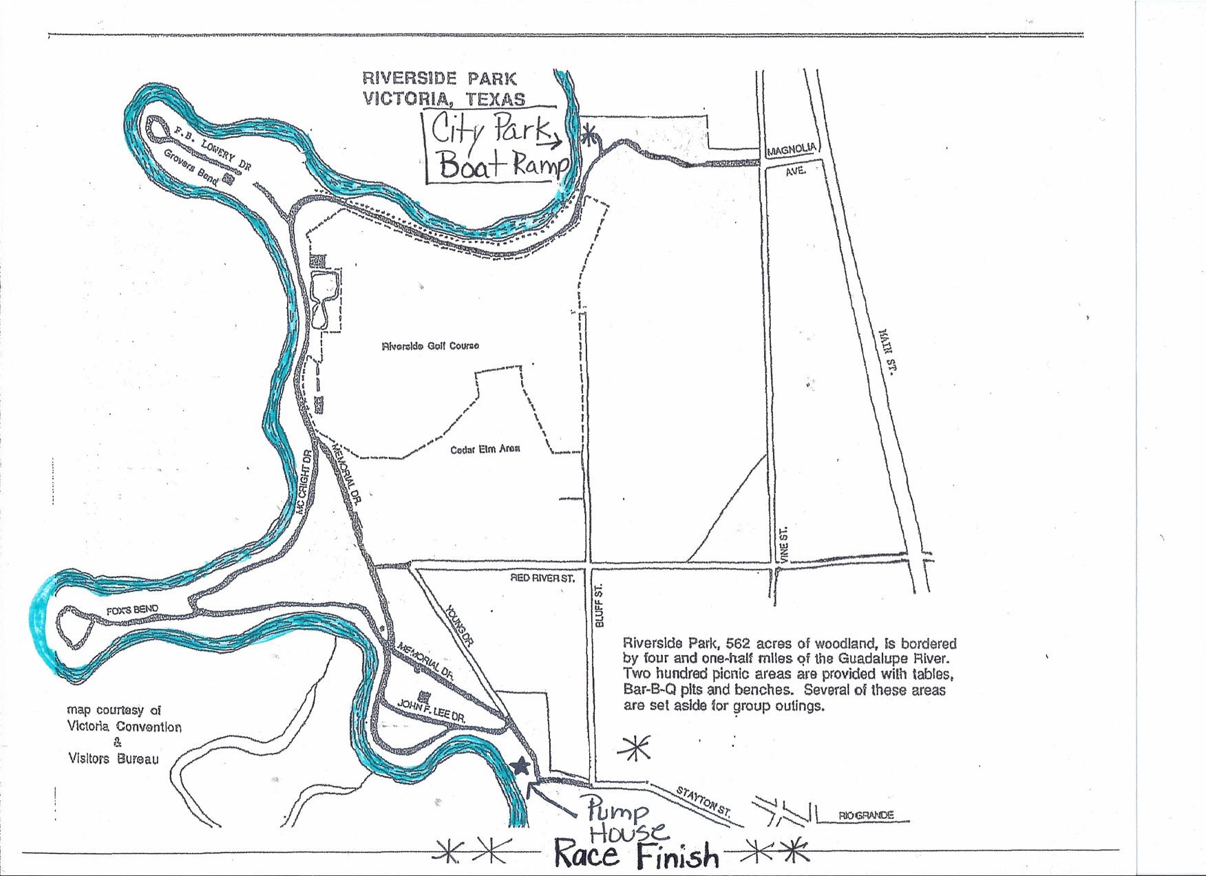 2013 Texas River Marathon Event Schedule
