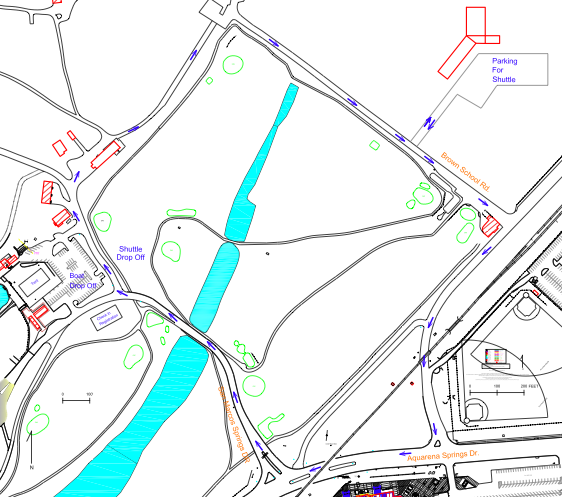 Parking and Shuttle Map